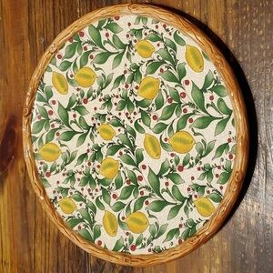 Pacific Rim Lemon Plate Size 10.5 inches
